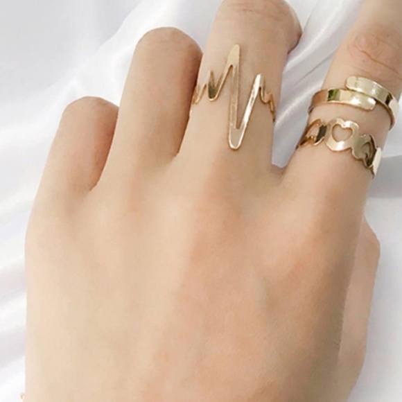 🌸4/$25🌸 New Infinity Bracelet and Ring Set - Picture 2 of 3